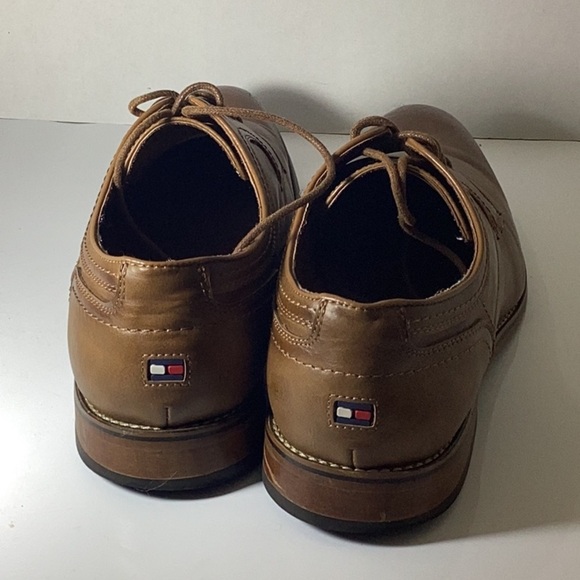 Men's Brown Leather Dress Shoes - Picture 8 of 11